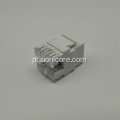 180 graus RJ45 Punch Down Keystone Jack